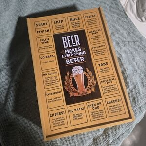 Ultimate Beer Lovers Game Funny Adult Brew Glass Wood Box